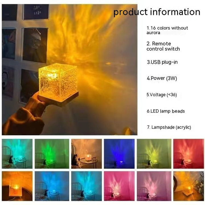 16-farge LED vannbølge lampe. | Luvikno