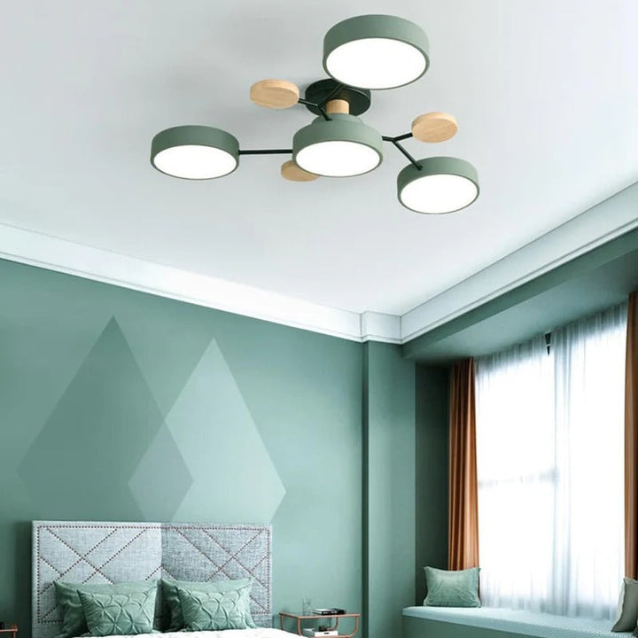 Taklampe Modern LED Flush Mount Chandelier Luvikno