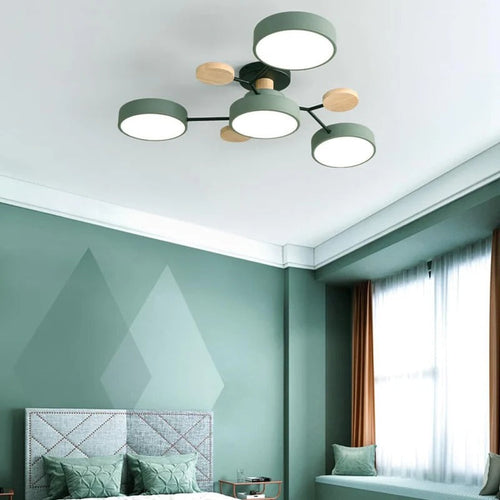 Taklampe Modern LED Flush Mount Chandelier Luvikno