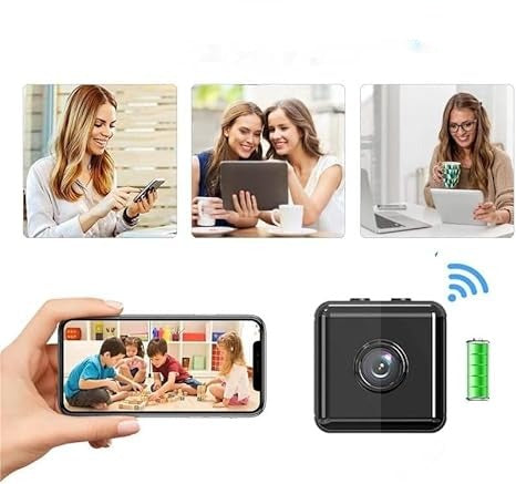 Luvikno | WLAN Overvåkningskamera SecureView Mini | 1080P Full HD | Værbestandig & Trådløs | App Kontroll & Nattsyn