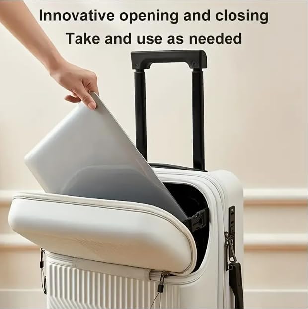 Hard Shell Carry-On med koppholder, USB-port og TSA-lås | Luvikno