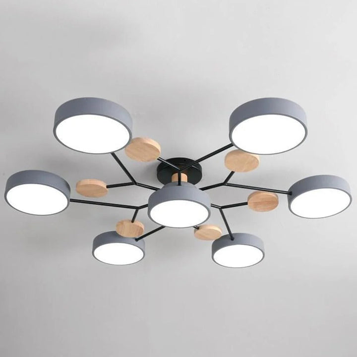 Taklampe Modern LED Flush Mount Chandelier Luvikno