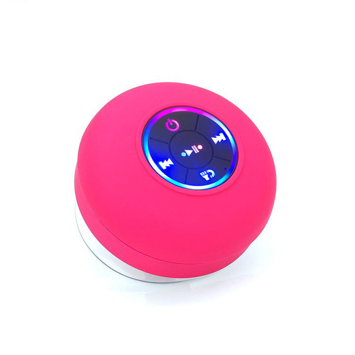 Mini Bluetooth dusj høyttaler med LED lys | Luvikno