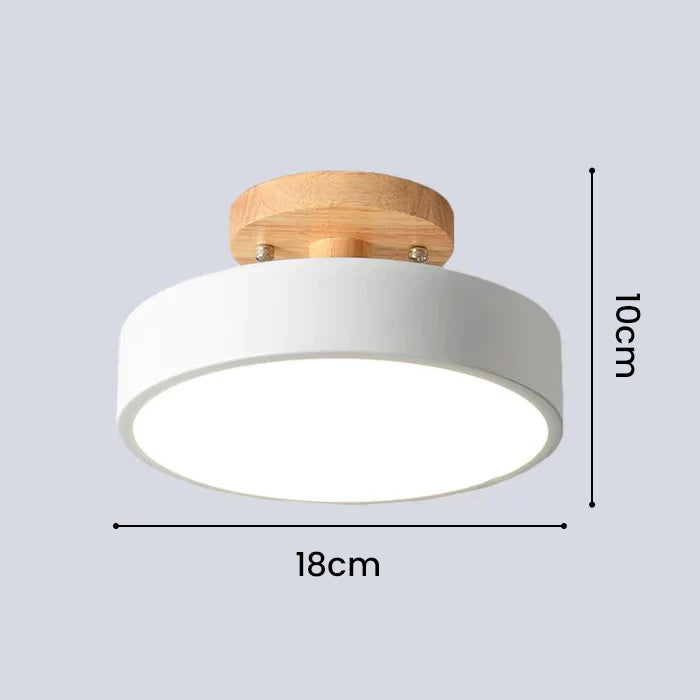 LED Taklampe Tre Flush Montering Fixture Luvikno