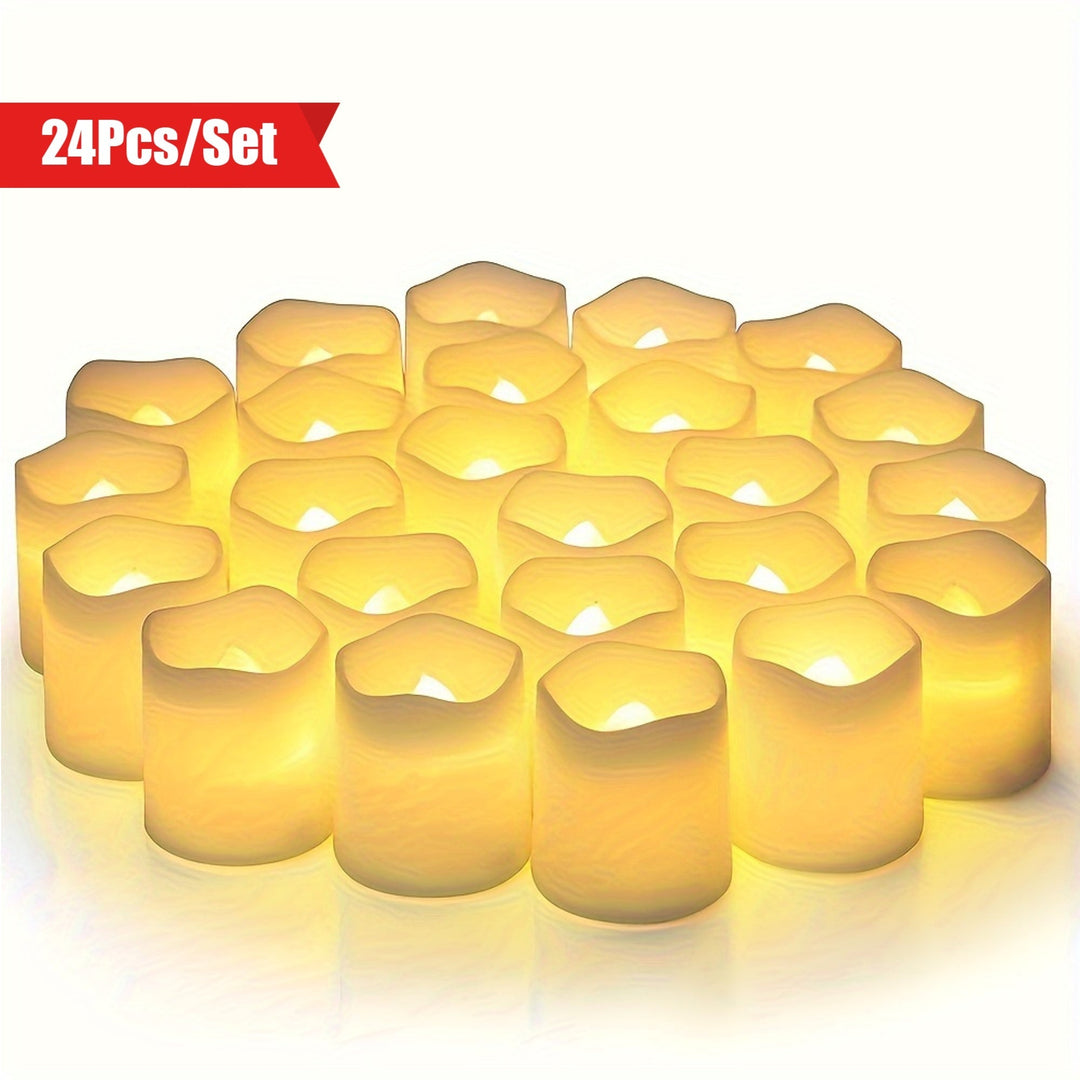 MagicGlow - Trygge LED Tealights Sett med 24 Luvikno
