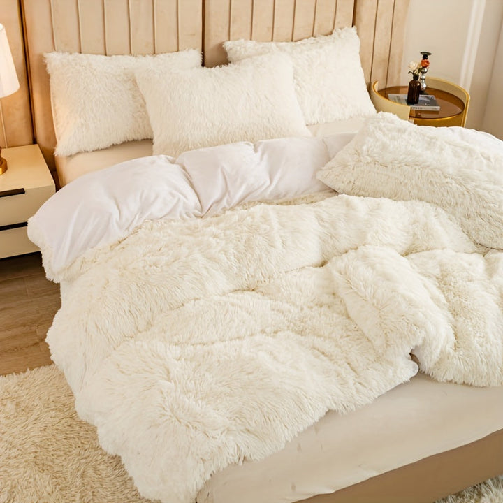 Luvikno | Ultra Soft Plush Duvet Cover Set with Zipper - Luksus & Komfort