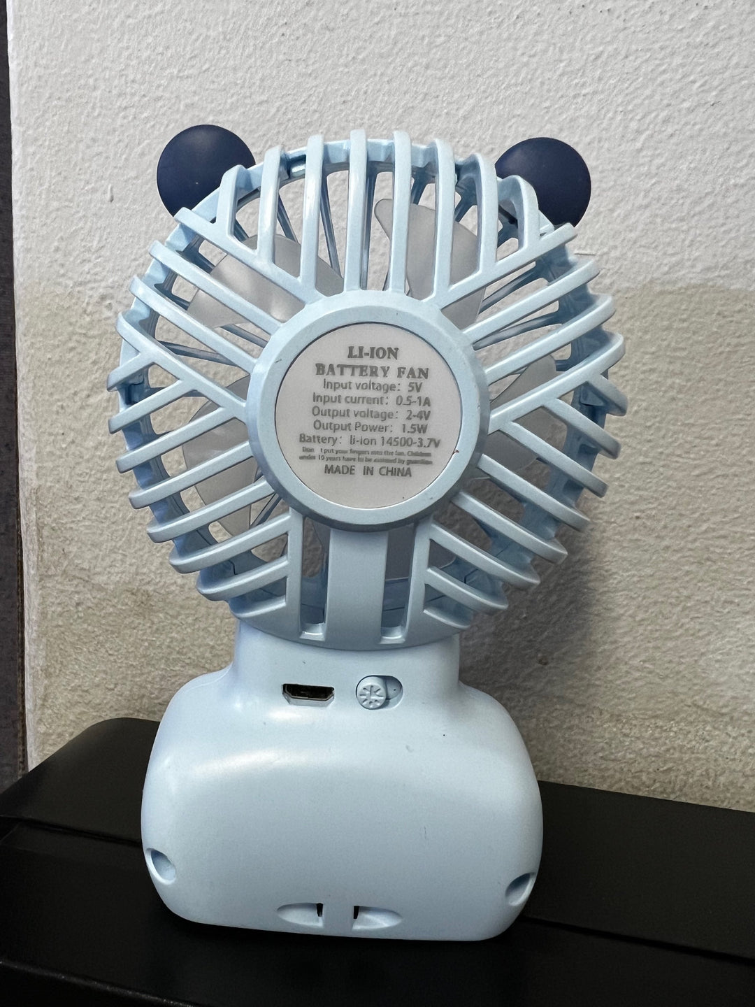 Mini Teddy Desktop Fans | Luvikno