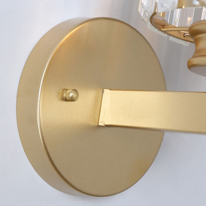 Krystallglass Vegglampe med Moderne Arm Design Luvikno