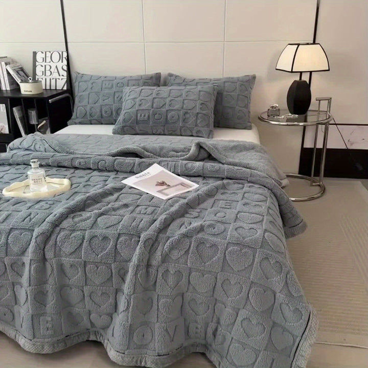 Luvikno | Stilfullt korallfleece-teppe for maksimal komfort