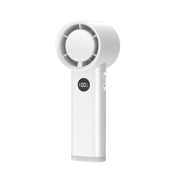 3600mAh USB Oppladbar Håndholdt Vifte med LED Lampe | Luvikno