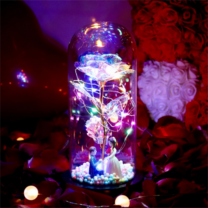 Glistening rose ornaments fortryller romantisk | Luvikno