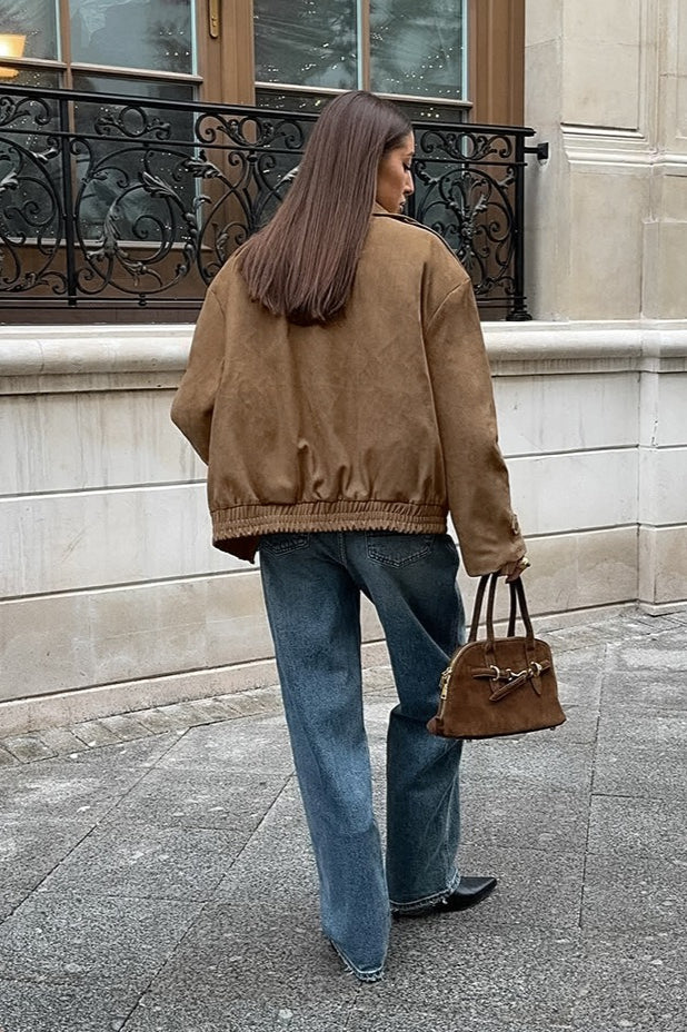 Luvik | Khaki Nappa Kaulustakki