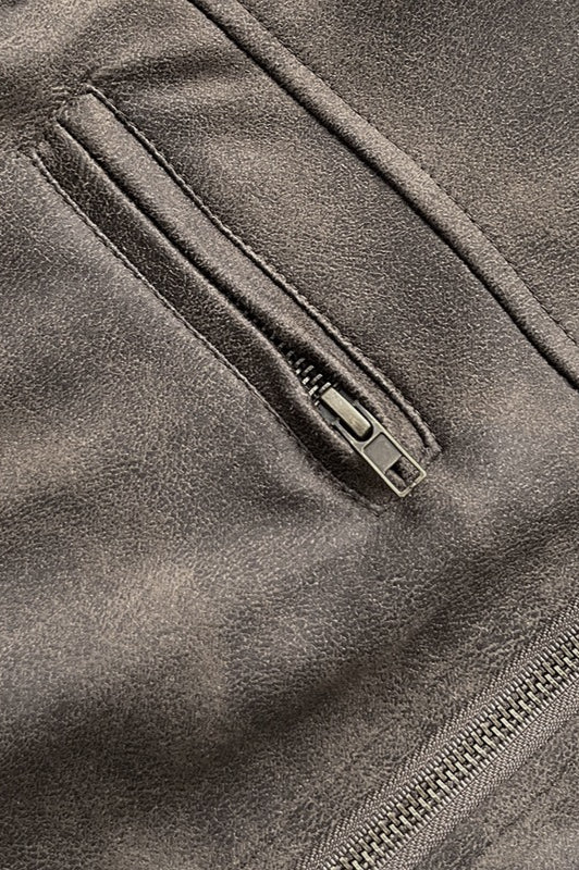 Luvik | Ruskea Nahkajakku