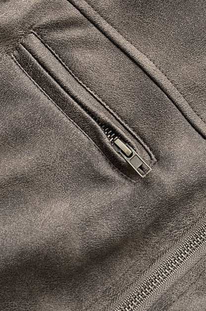 Luvik | Ruskea Nahkajakku