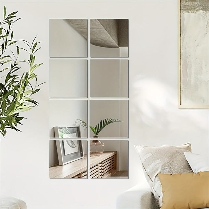 EleganceMirror – Luksus 3D Akryl Speilfliser Sett Luvikno