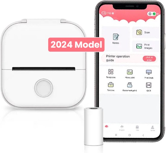 Luvikno | Pocket Printer™ - Inkluderer én gratis rull!