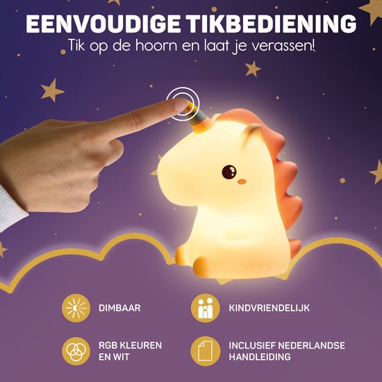 Unicorn Night Light - DreamCrest | Luvikno