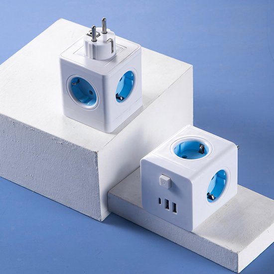 Strømuttak kube 5-i-1 | Luvikno