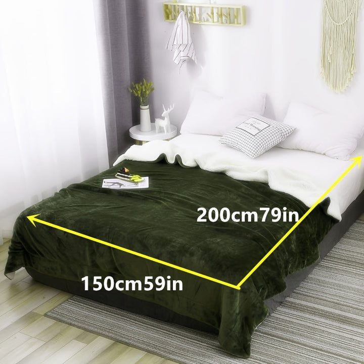 LuxeFlannel – Dobbelt-sidig Sherpa Teppe for Ultimat Komfort Luvikno