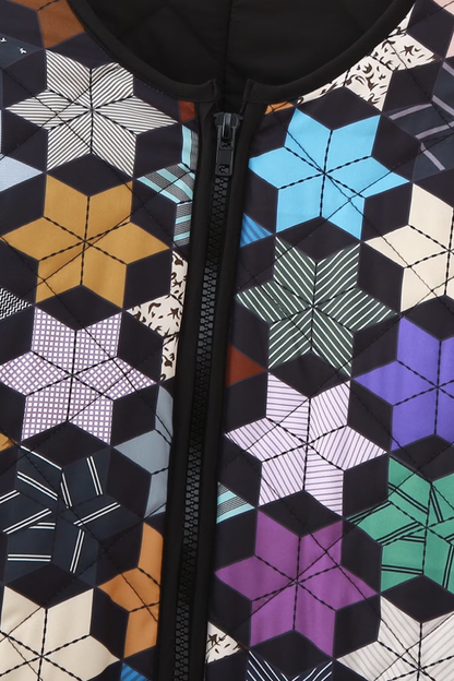 Luvik | Viitäntähden painatus puuvillatakki