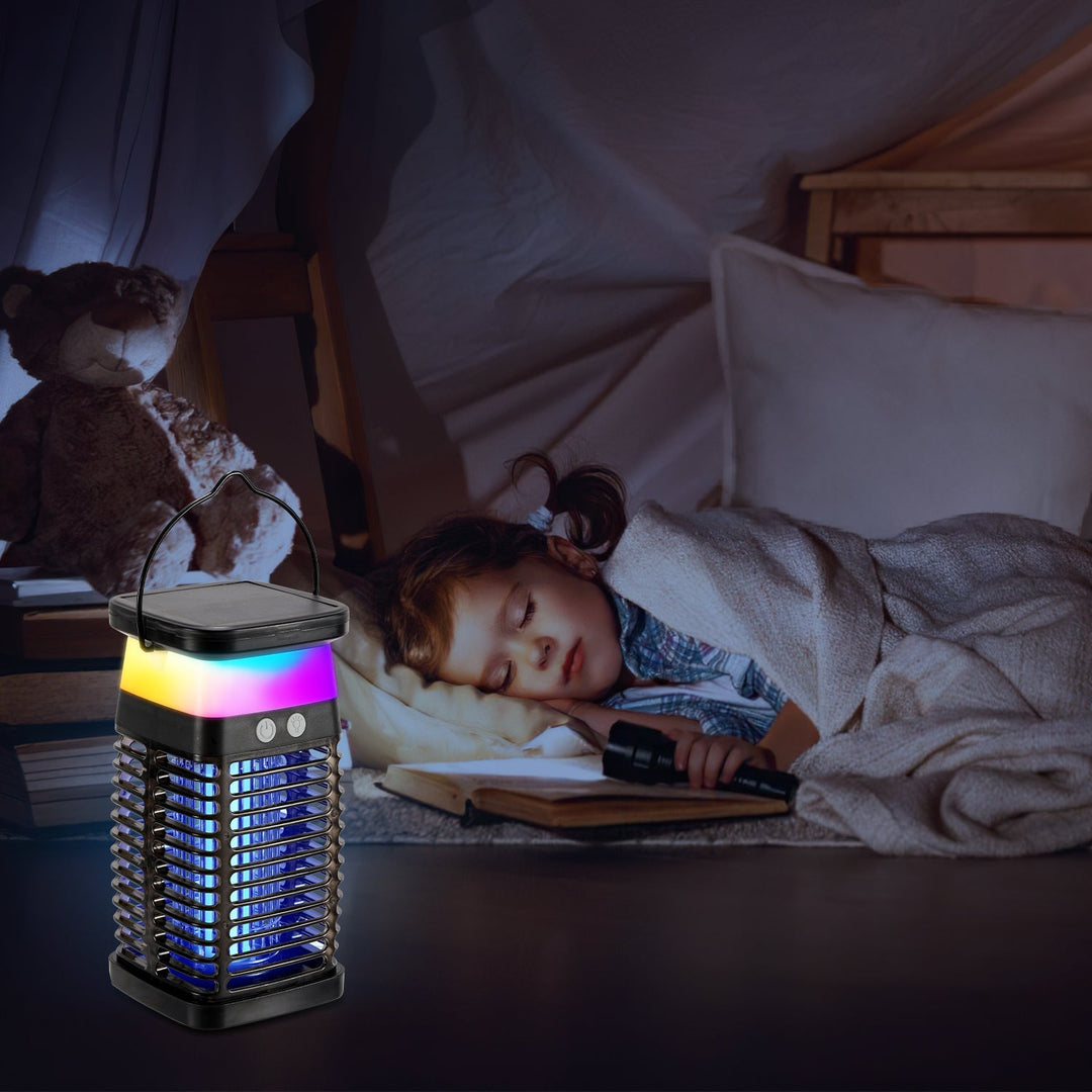 Solar Myggavstøtende Lampe UV Lys Mygg Lampe RGB | Luvikno