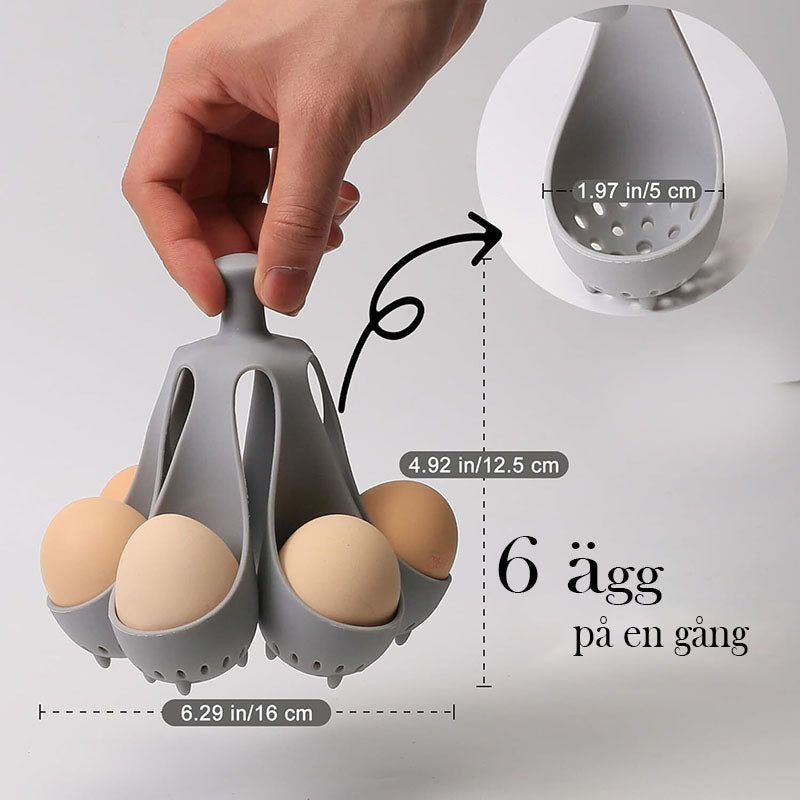 EasyPoach Silikon Egg Master — Nyt perfekt kokte egg uten stress som alle elsker | Luvikno