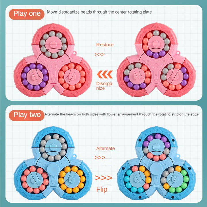 SensoryToy Magic Beans Gyro Fidget Spinner | Luvikno