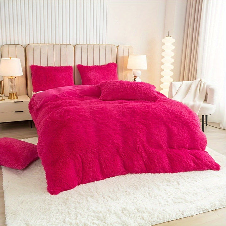 Luvikno | Ultra Soft Plush Duvet Cover Set with Zipper - Luksus & Komfort