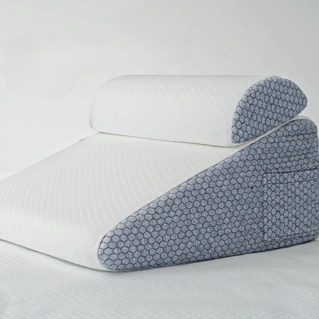 Dual Comfort Memory Foam Ortopediske Vinkelfiller med Pustende Trekk Luvikno