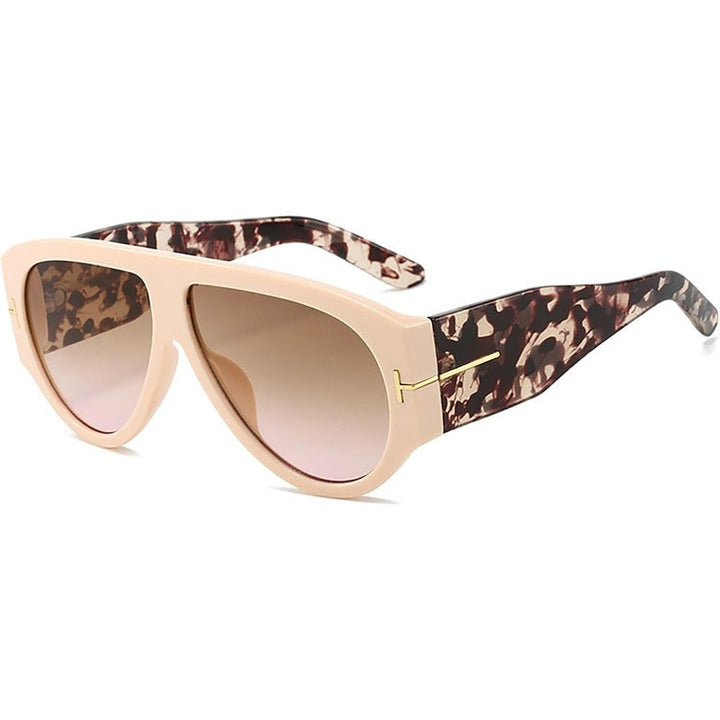 Oversized UV400 Aviator Solbriller Luvikno