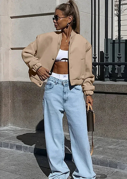 Luvik | Ylellinen villalennintakki - Khaki