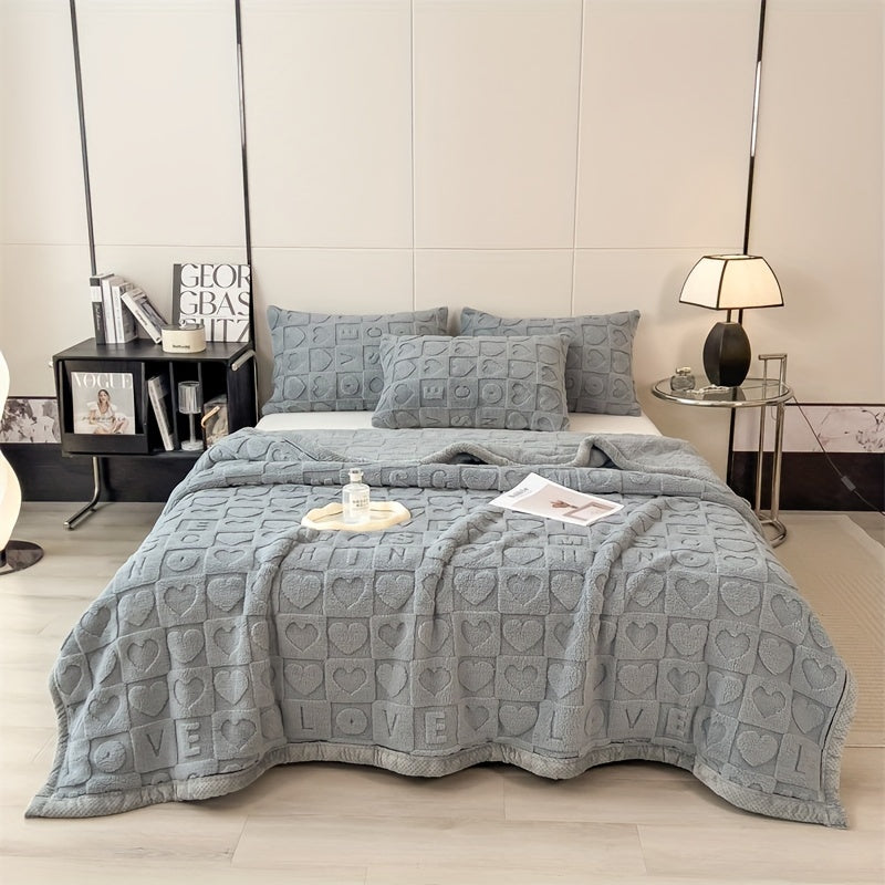 Luvikno | Stilfullt korallfleece-teppe for maksimal komfort