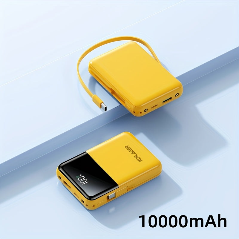 Powerbank 10000mAh Mini med Display | Luvikno