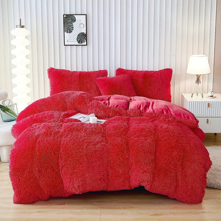 Luvikno | Ultra Soft Plush Duvet Cover Set with Zipper - Luksus & Komfort