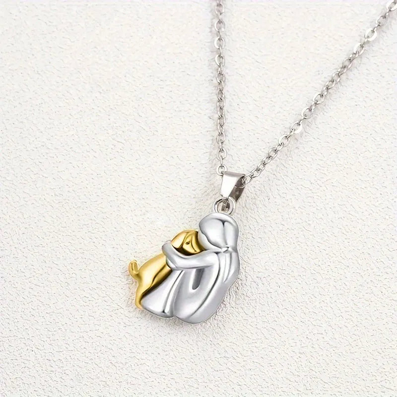 Luvikno | PawHeart Necklace – Jewelry for dog lovers with paw prints