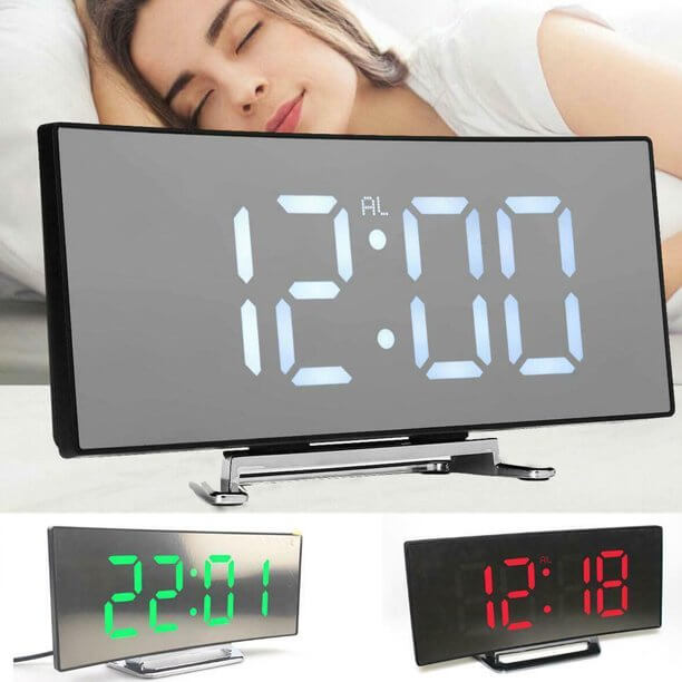 Vekkeklokke med LED-skjerm | Luvikno