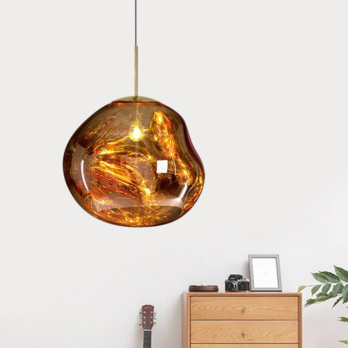 Moderne Glass Ceiling Lamp - LunaLux | Luvikno
