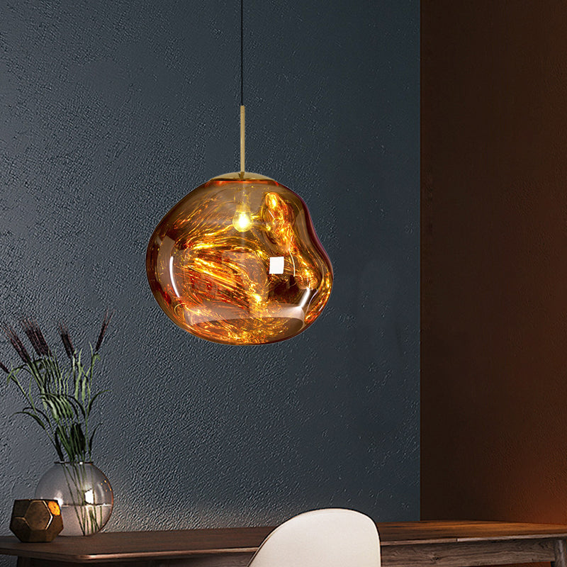 Moderne Glass Ceiling Lamp - LunaLux | Luvikno