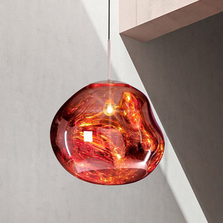 Moderne Glass Ceiling Lamp - LunaLux | Luvikno