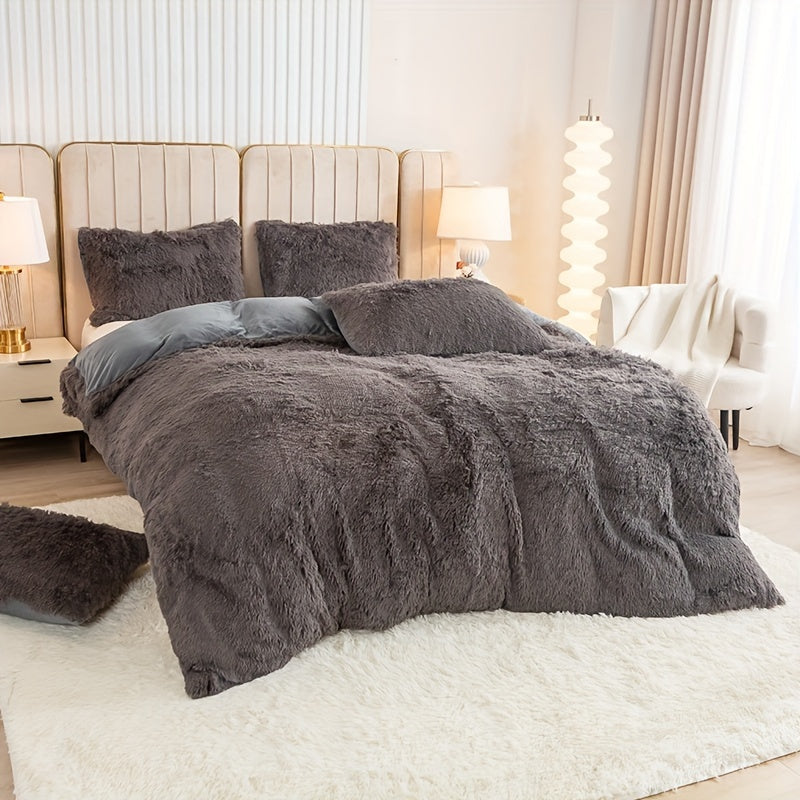 Luvikno | Ultra Soft Plush Duvet Cover Set with Zipper - Luksus & Komfort