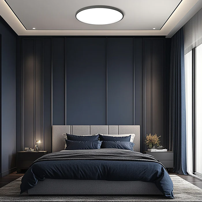 Taklys Rund LED Moderne Flush Fixture Luvikno