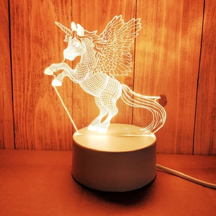 3D Nattlys Usb Luvikno