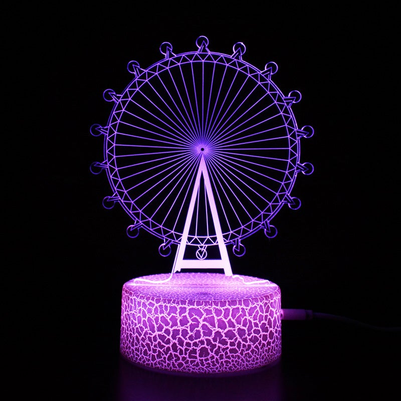 Nattelys LED farge dinosaur med fjernkontroll flere stilarter | Luvikno