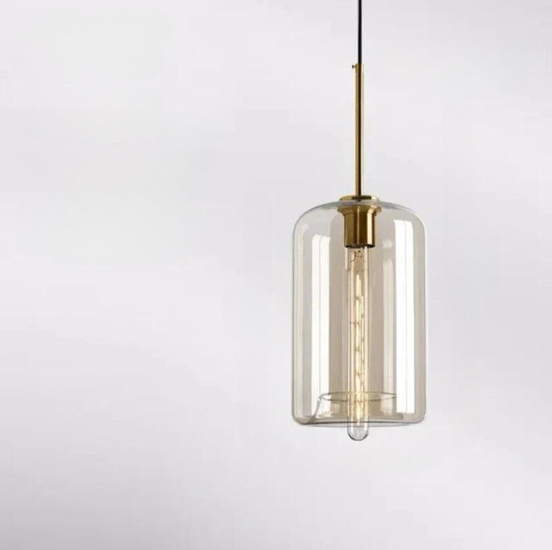 NordicGlas - Moderne Skandinavisk Glass Pendellampe for Spisestue og Stue | Luvikno