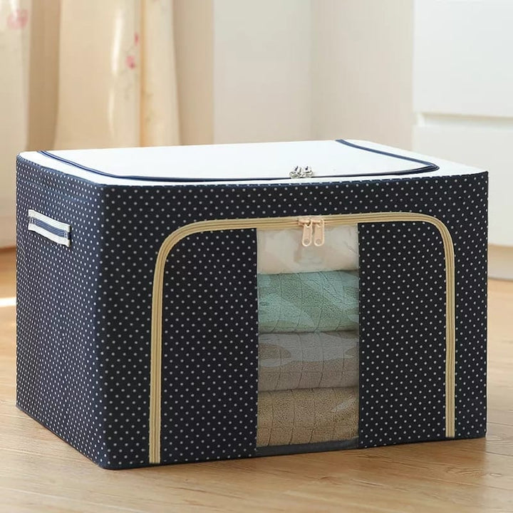 Folding Storage Box For Clothes - 55 Ltr Luvikno