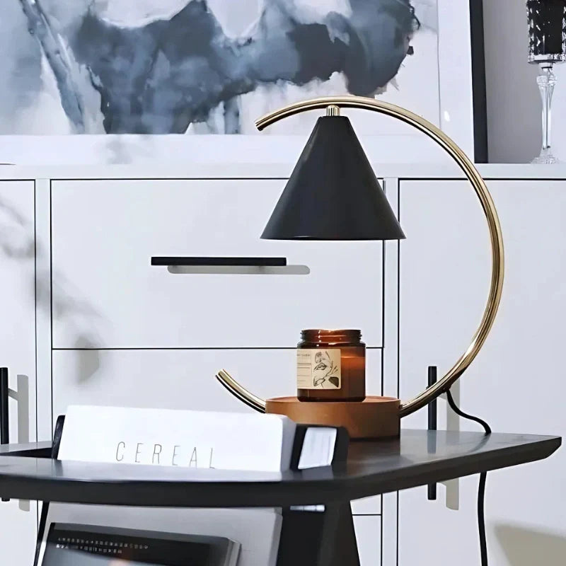 Moon Arc Wax Lamp | Luvikno