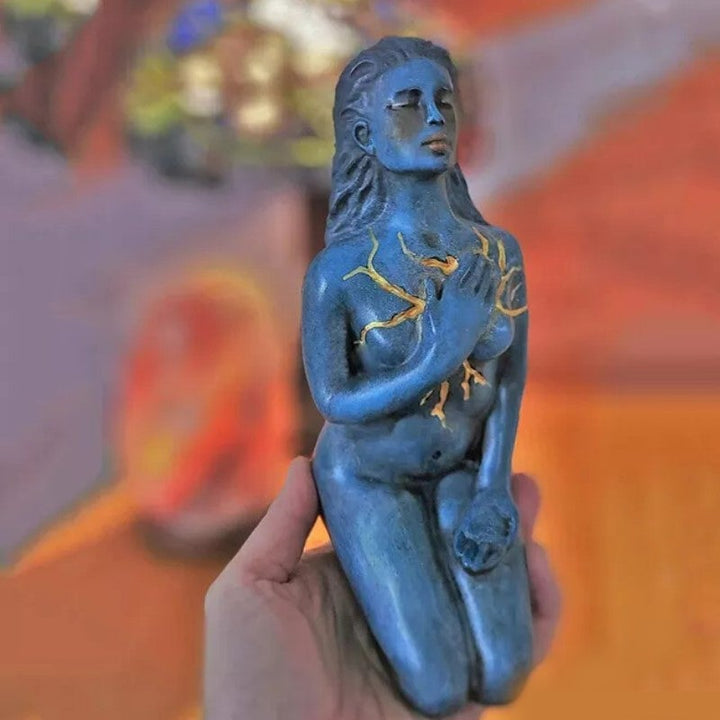 Resin figur "Gudsinnen for helbredelse" | Luvikno