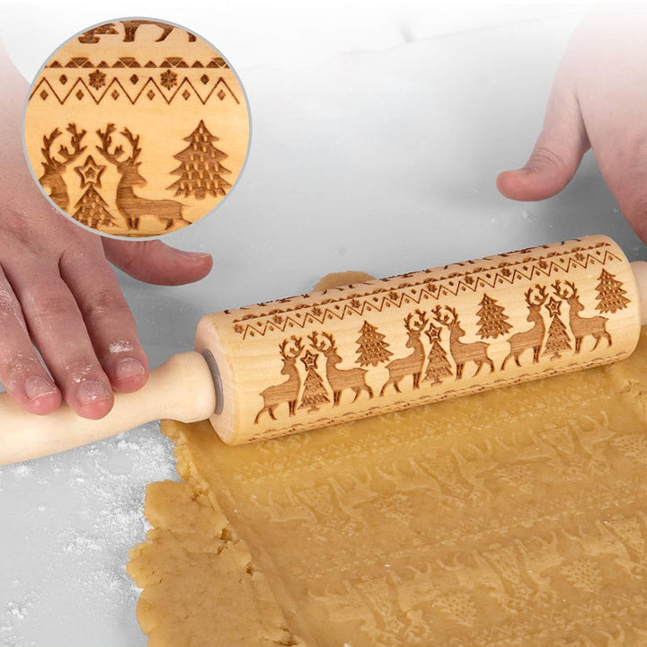 Jule Tre Embosser Kjevler for Høytidsbaking | Luvikno