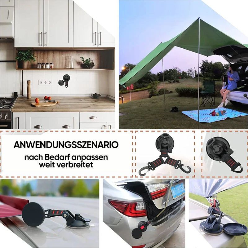 Robust Vacuum Suction Cup with Hook | Luvikno