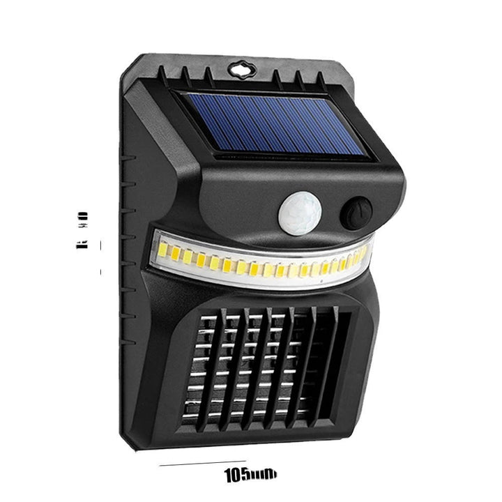 Solar myggdreper vegglampe med oppgradert repellentsfunksjon Luvikno